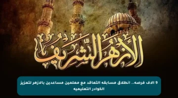 9 آلاف فرصة.. انطلاق مسابقة التعاقد مع معلمين مساعدين بالأزهر لتعزيز الكوادر التعليمية
